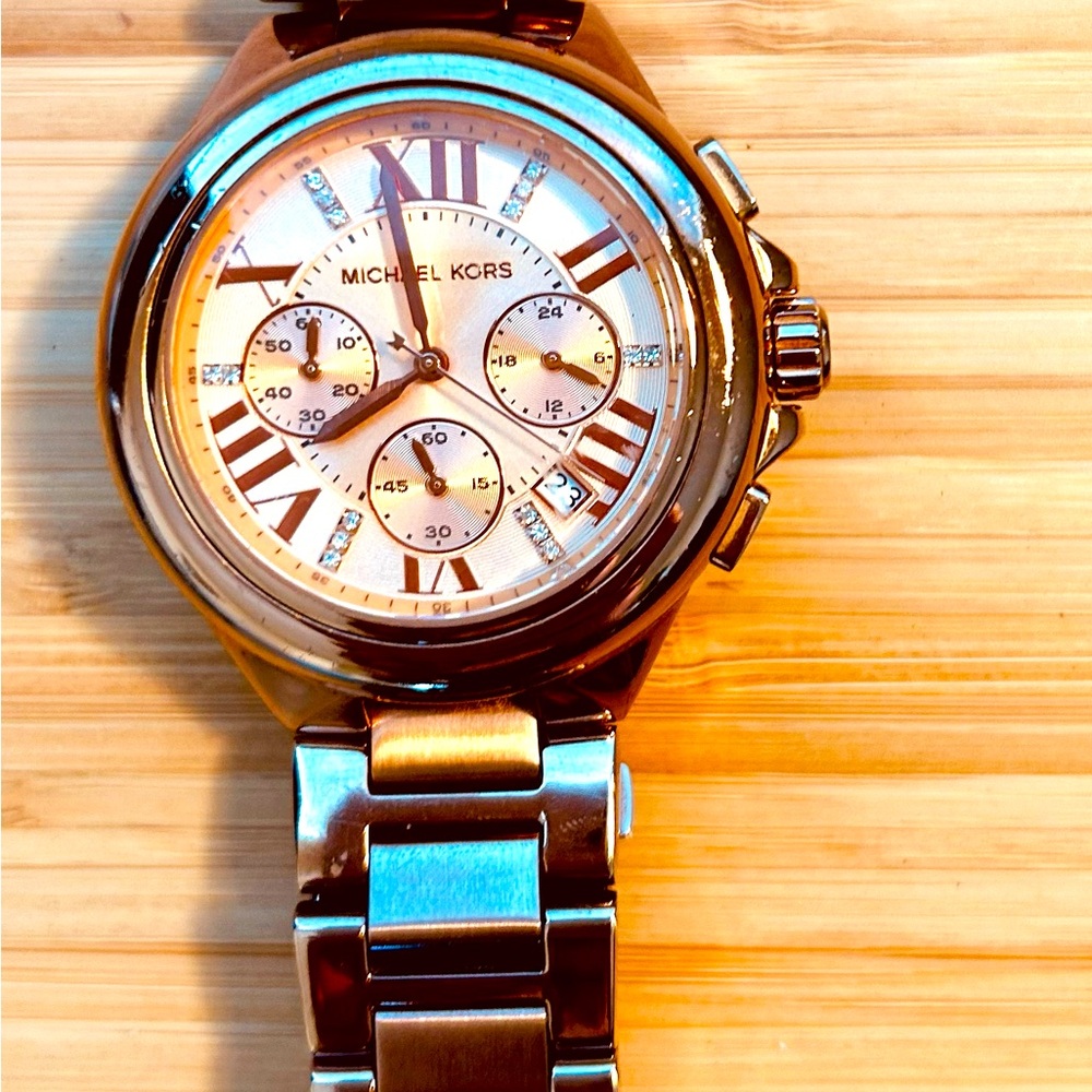 Michael Kors rose gold women’s watch